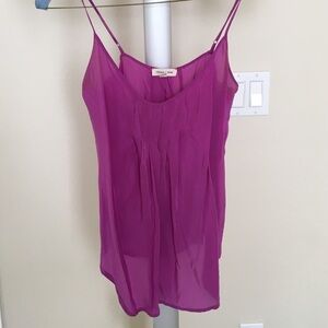 3 for $15! ✳️UO Silence & Noise, 100% silk fuchsia tank; S
